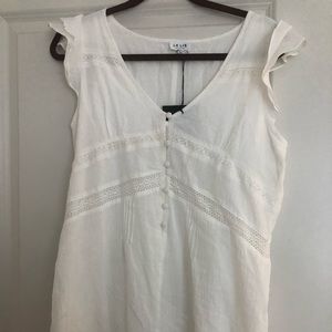 Lelis, White Lace Romper